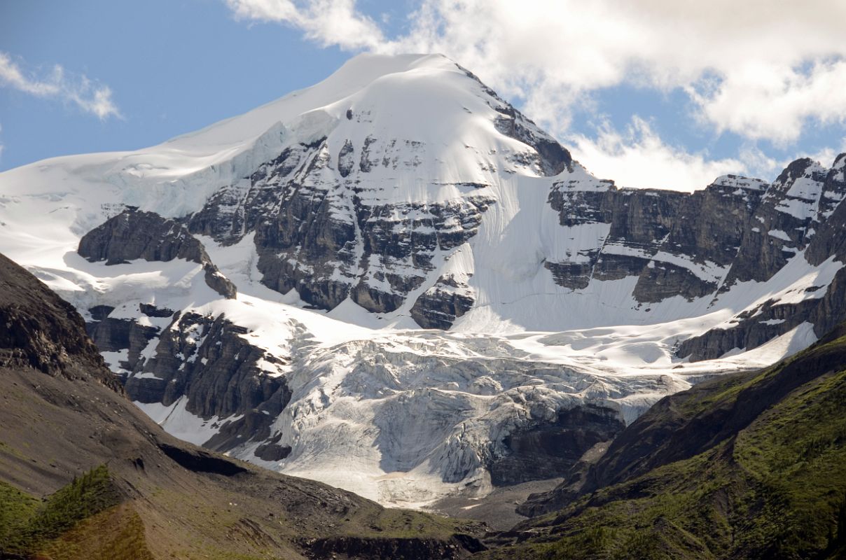 15 Mount Unwin and Unwin Glacier From Scenic Tour Boat On Moraine Lake Near Jasper